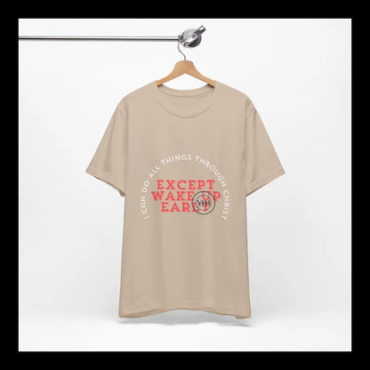 All Things... Except Mornings Jersey Short Sleeve Tee T-Shirt