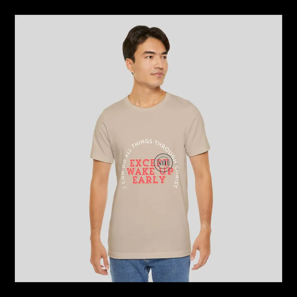 All Things... Except Mornings Jersey Short Sleeve Tee T-Shirt