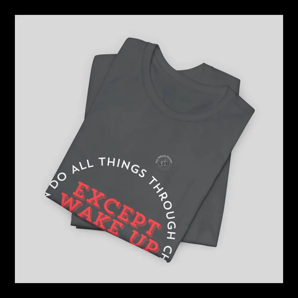 All Things... Except Mornings Jersey Short Sleeve Tee T-Shirt