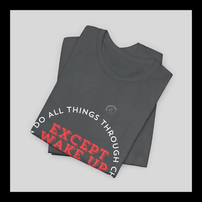 All Things... Except Mornings Jersey Short Sleeve Tee T-Shirt