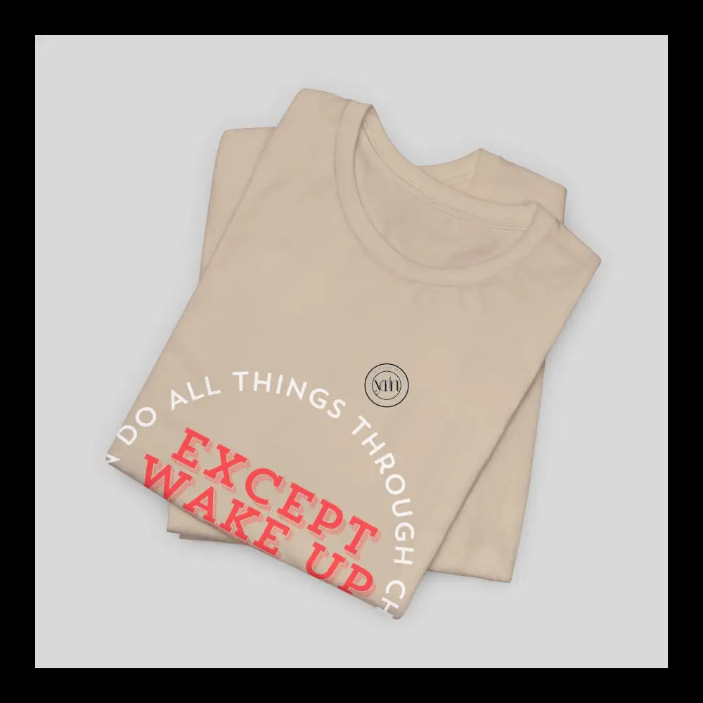 All Things... Except Mornings Jersey Short Sleeve Tee T-Shirt