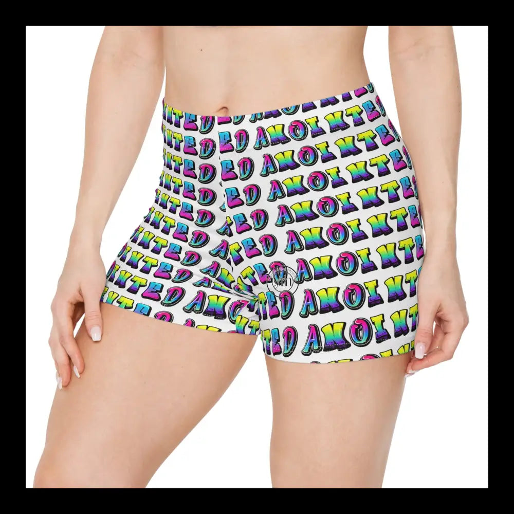 Anointed Graffiti Women’s Biker Shorts All Over Prints