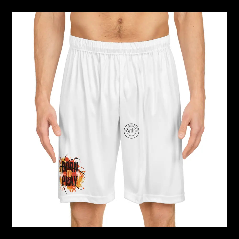 Born To Pray Basketball Shorts All Over Prints