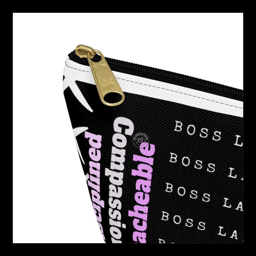 Boss Lady Empowerment Pouch With T-Bottom Bags