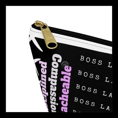 Boss Lady Empowerment Pouch With T-Bottom Bags