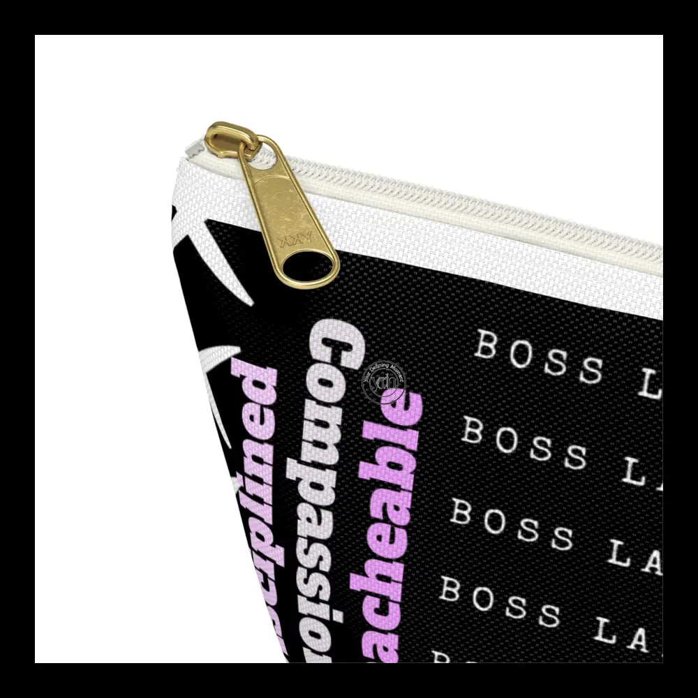 Boss Lady Empowerment Pouch With T-Bottom Bags