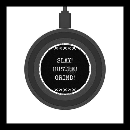 Boss Lady Slay Hustle And Grind Wireless Quake Charging Pad 2.75’’ X / Black/Black Accessories