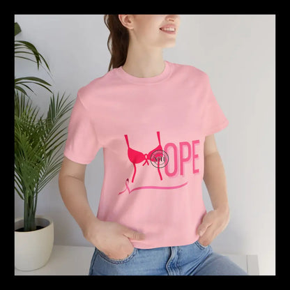 Bra-Ve Hope Jersey Short Sleeve Tee Pink / Xs T-Shirt