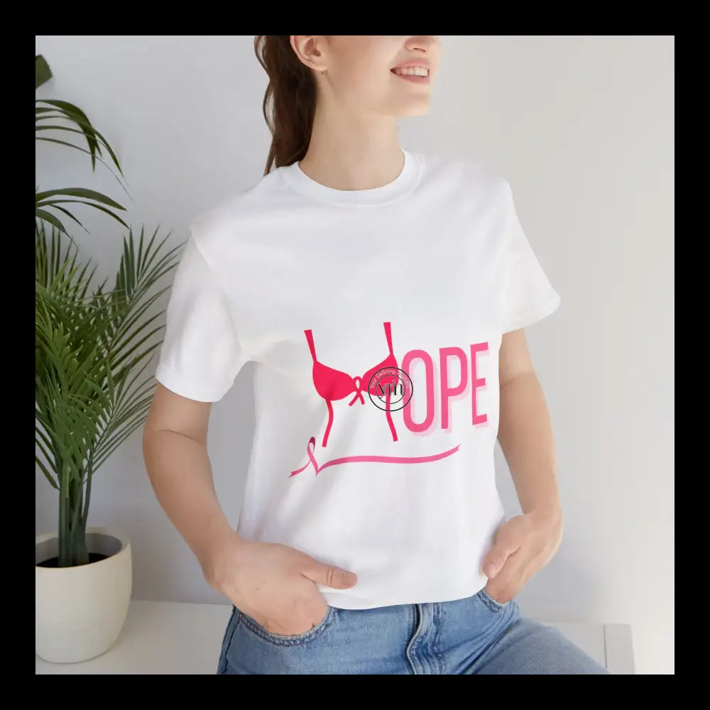 Bra-Ve Hope Jersey Short Sleeve Tee White / Xs T-Shirt