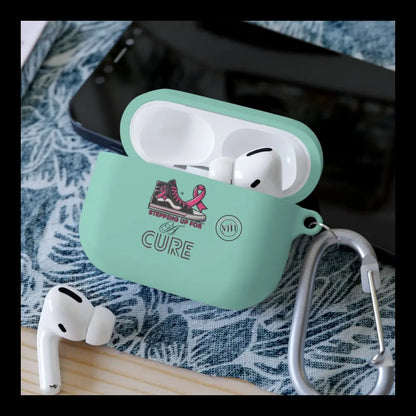 Breast Cancer Cure Climber Airpods And Pro Case Cover / Mint Accessories