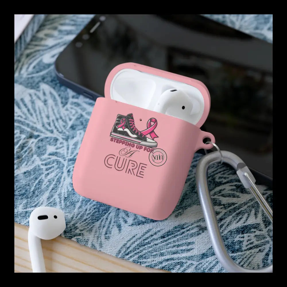 Breast Cancer Cure Climber Airpods And Pro Case Cover / Pink Accessories