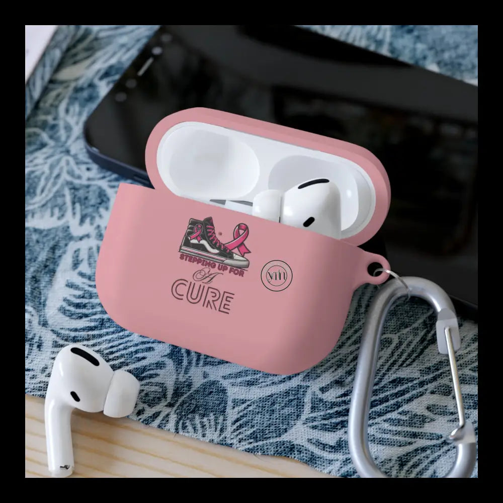 Breast Cancer Cure Climber Airpods And Pro Case Cover / Pink Accessories