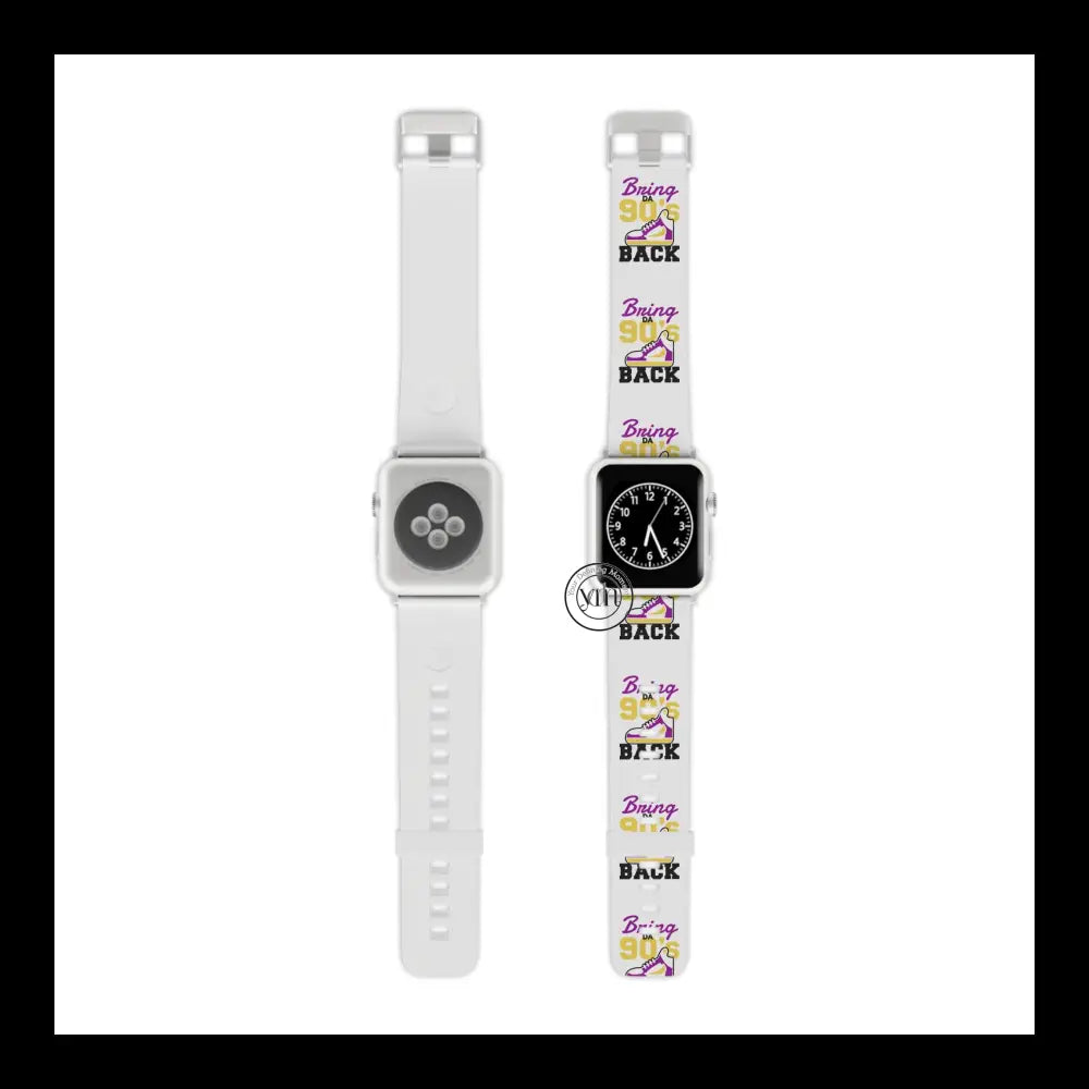 Bring Back The 90S Apple Watch Band 7.5’’ × 0.75’’ / 38 - 40 Mm Silver Accessories