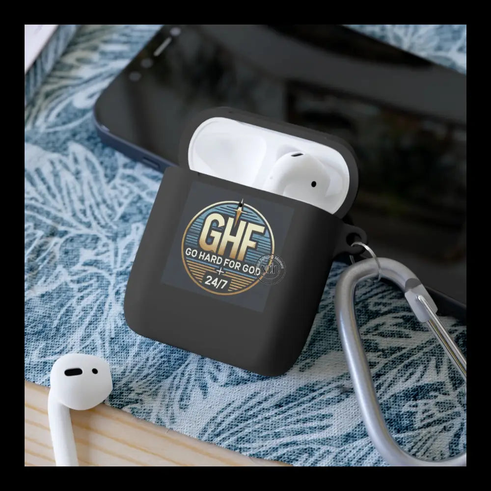 Ghf (Go Hard For God) God Airpods And Pro Case Cover / Black Accessories