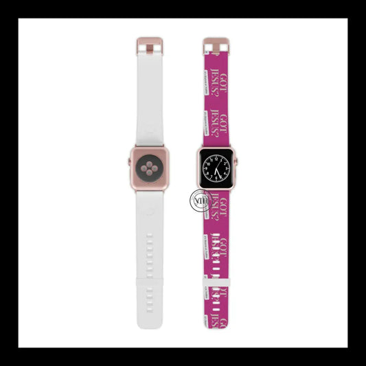 Got Jesus? It’s Heaven Or Nothing Apple Watch Band Design 8’’ × 0.75’’ / 42 - 44 Mm Rose