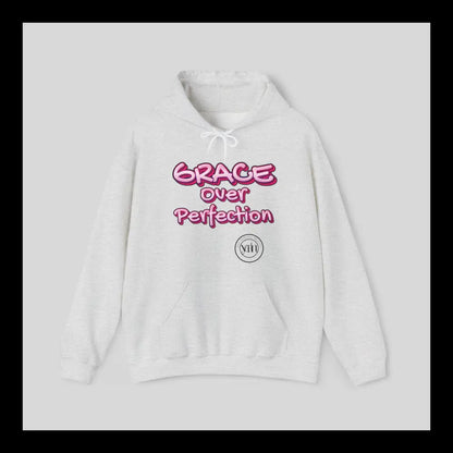 Grace Over Perfection Pink Hoodie