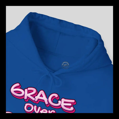 Grace Over Perfection Pink Hoodie