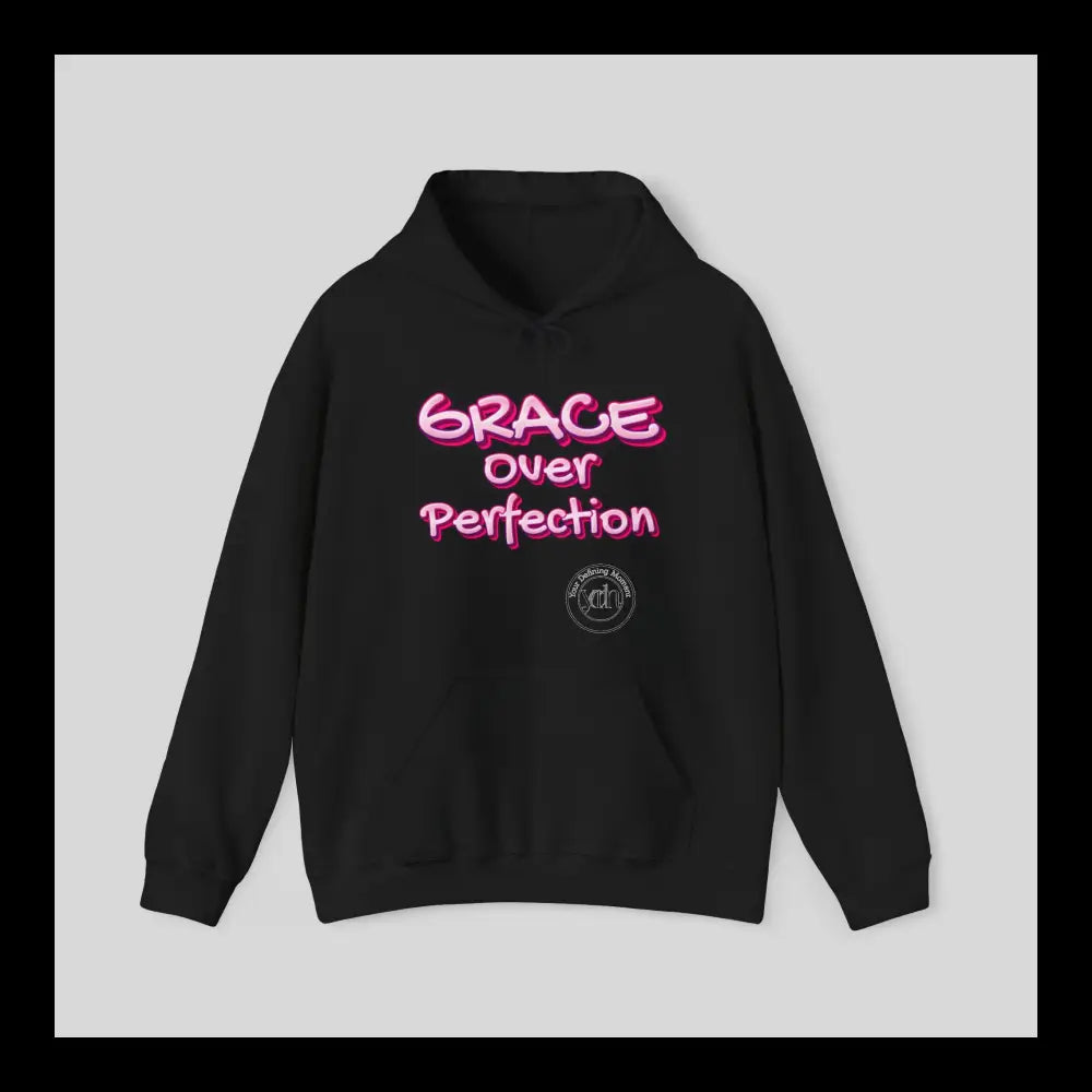 Grace Over Perfection Pink Hoodie