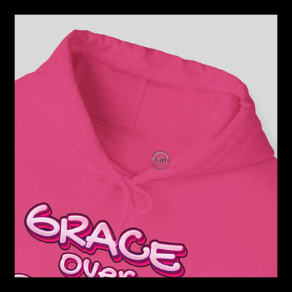 Grace Over Perfection Pink Hoodie