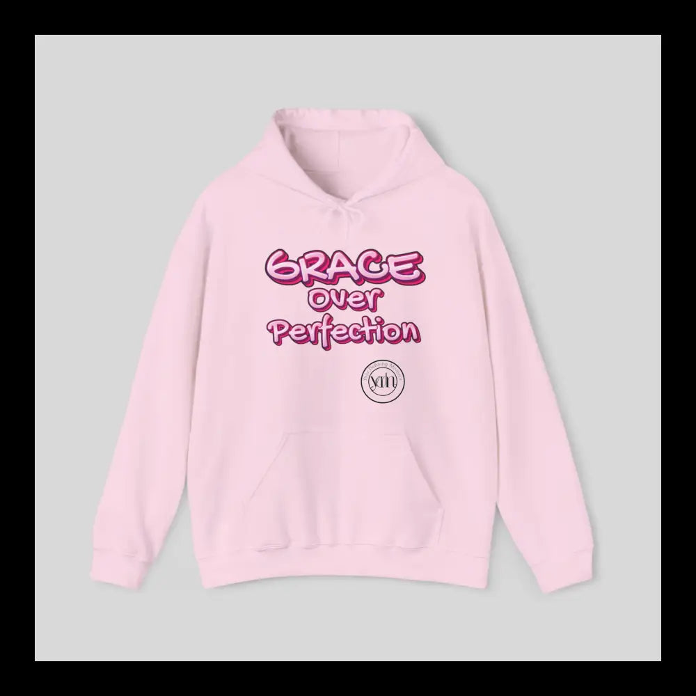 Grace Over Perfection Pink Hoodie