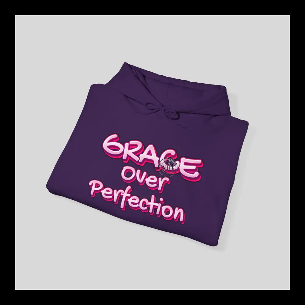 Grace Over Perfection Pink Hoodie