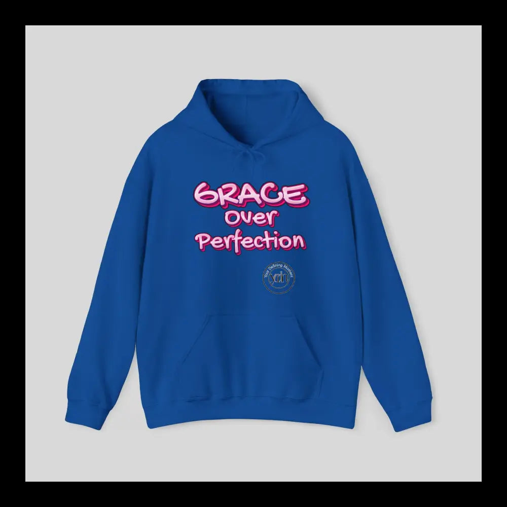 Grace Over Perfection Pink Hoodie