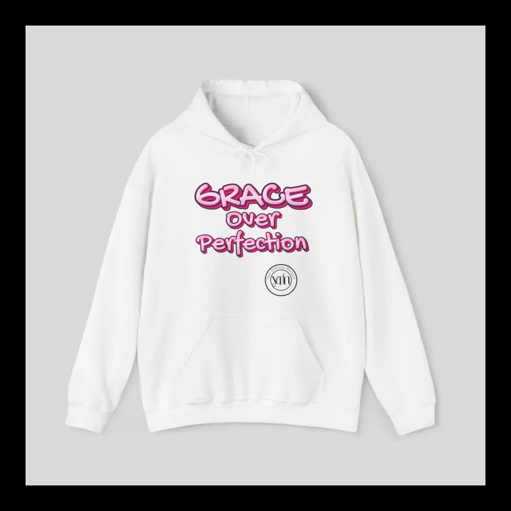 Grace Over Perfection Pink Hoodie