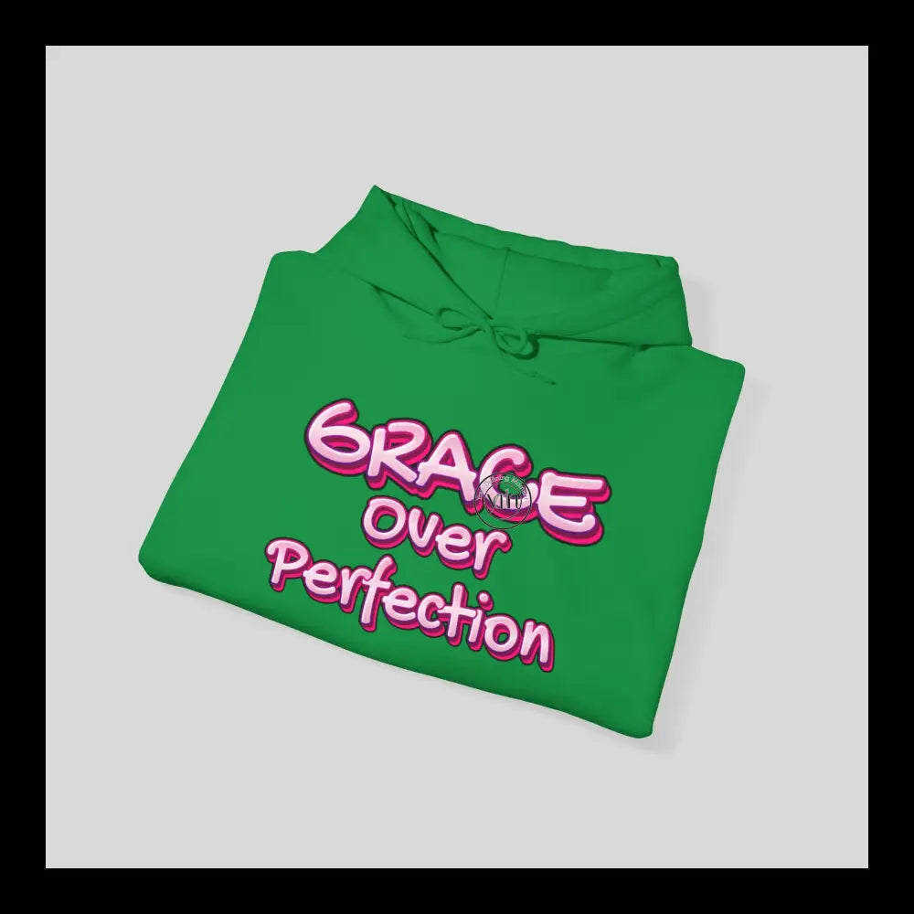 Grace Over Perfection Pink Hoodie