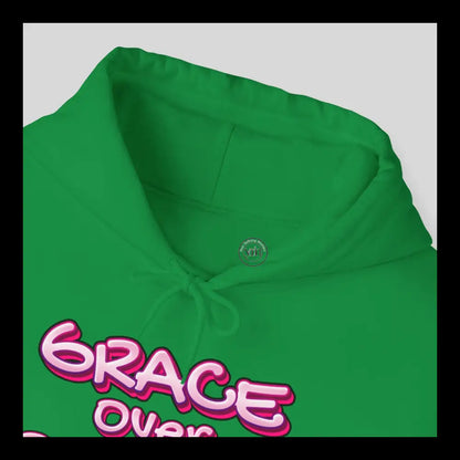 Grace Over Perfection Pink Hoodie