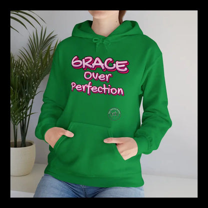 Grace Over Perfection Pink Hoodie