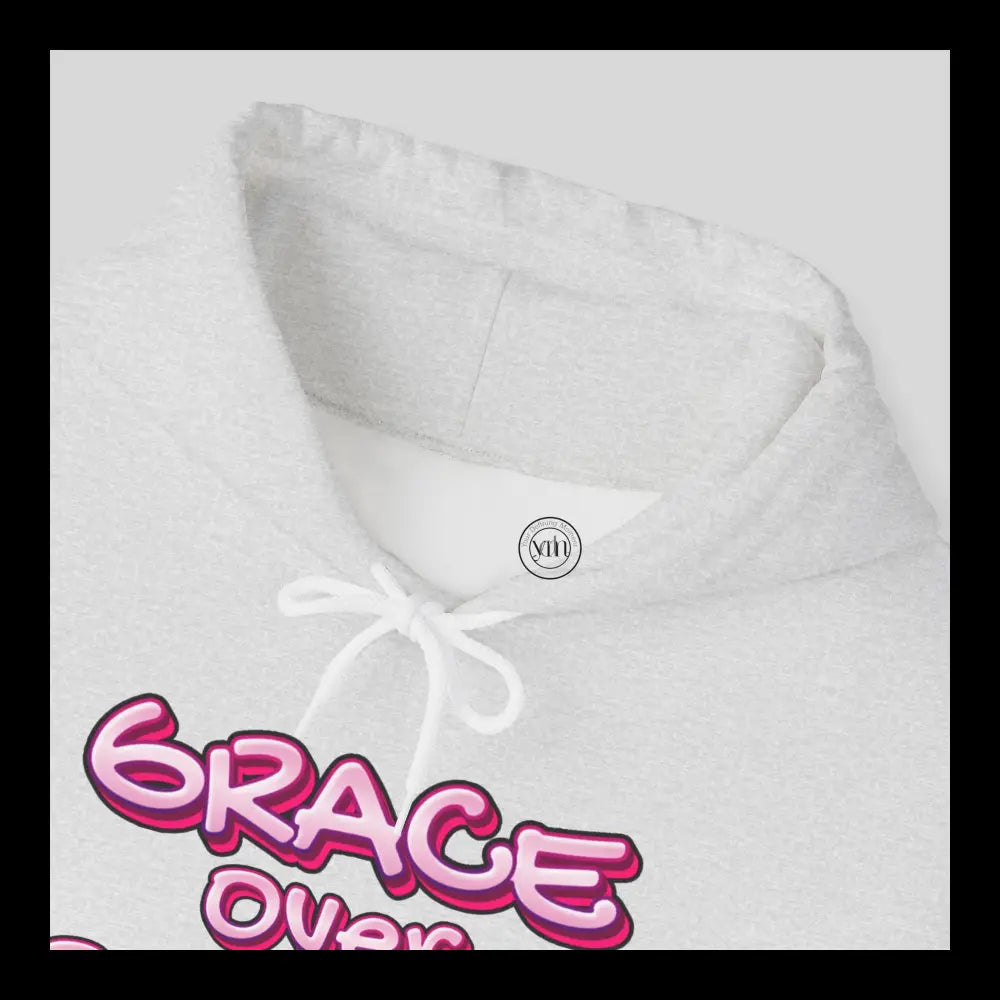 Grace Over Perfection Pink Hoodie