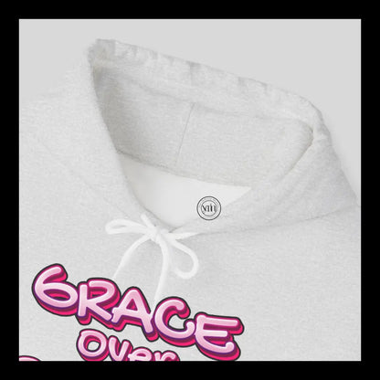 Grace Over Perfection Pink Hoodie