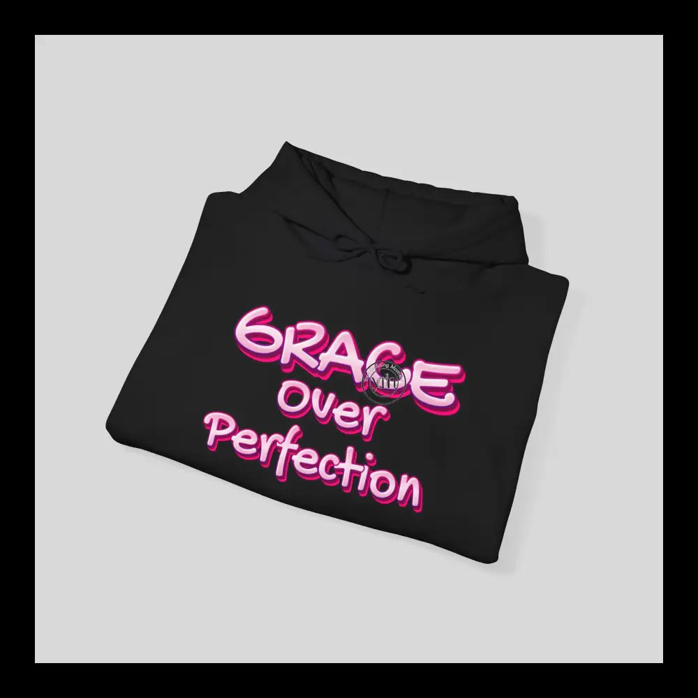 Grace Over Perfection Pink Hoodie