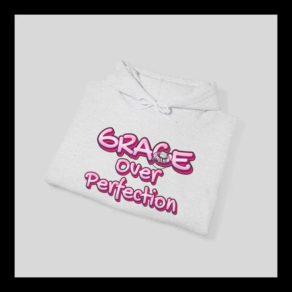 Grace Over Perfection Pink Hoodie