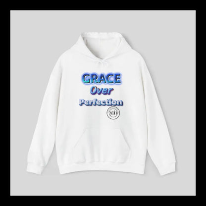 Grace Over Protection Blue Hoodie