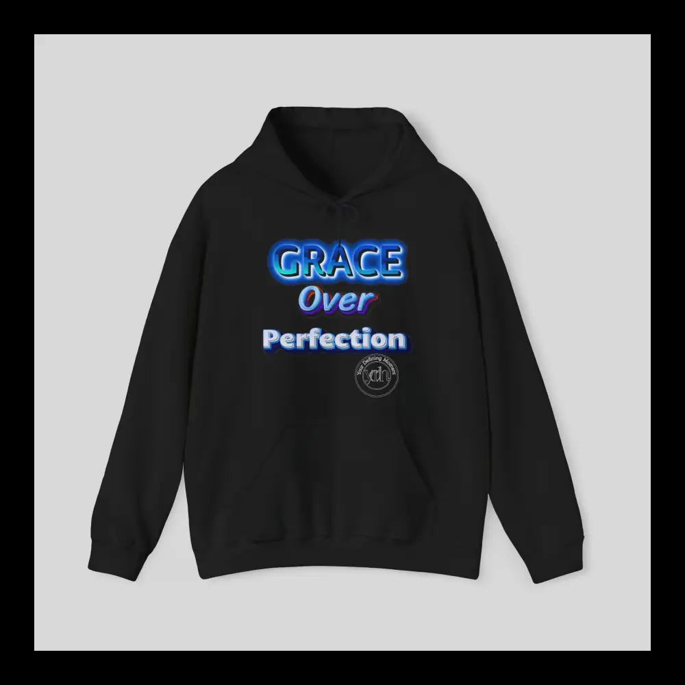 Grace Over Protection Blue Hoodie