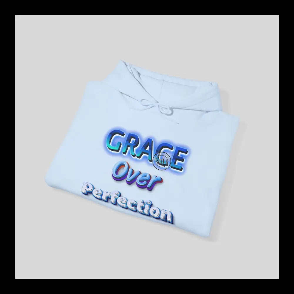 Grace Over Protection Blue Hoodie