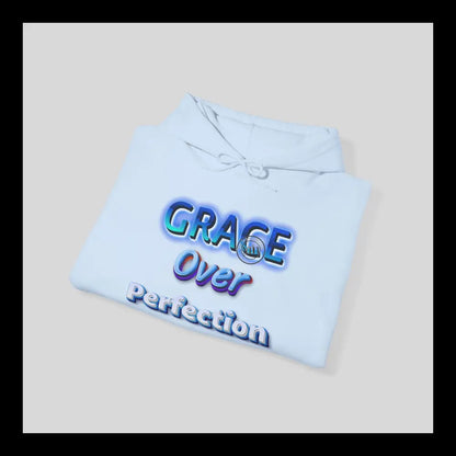 Grace Over Protection Blue Hoodie