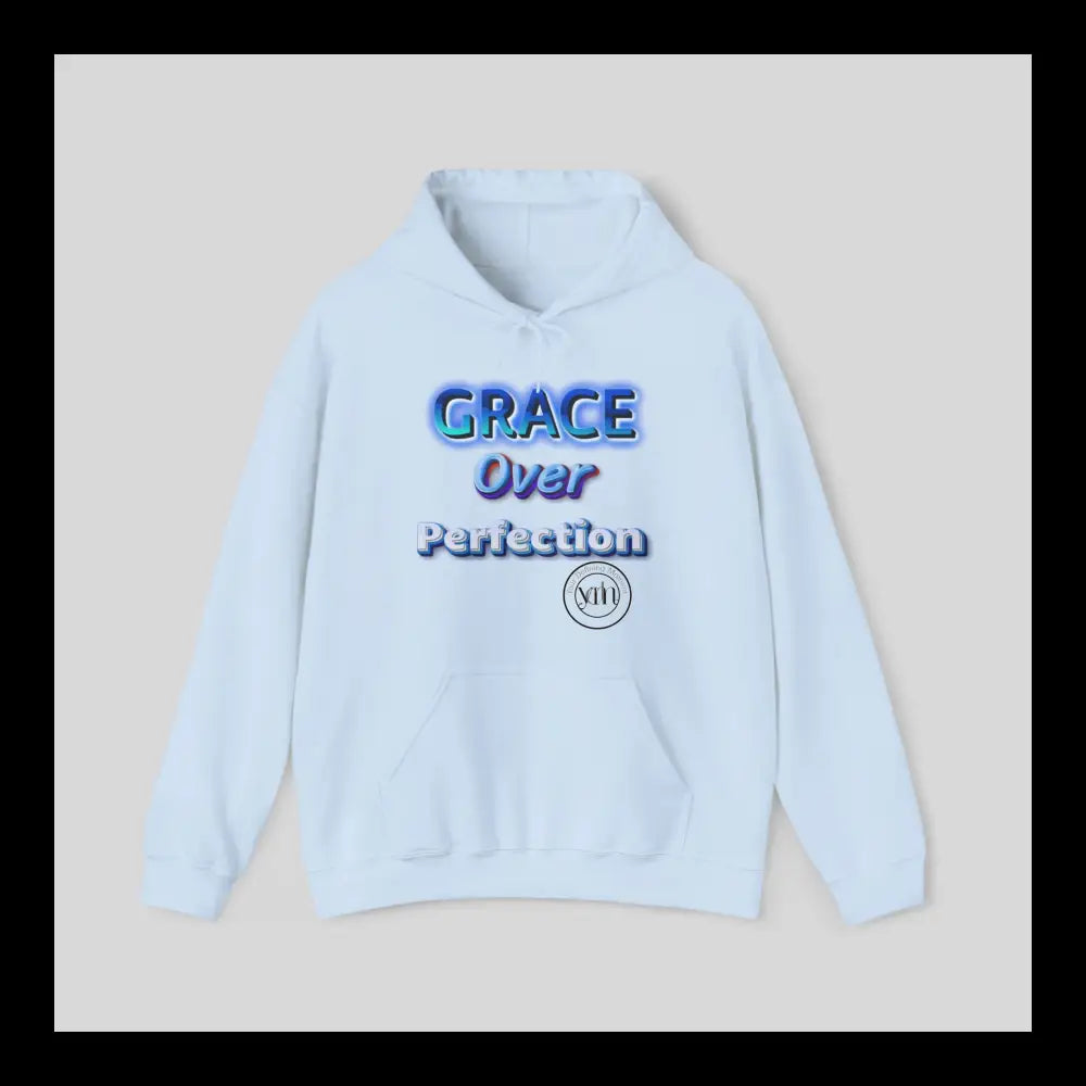 Grace Over Protection Blue Hoodie