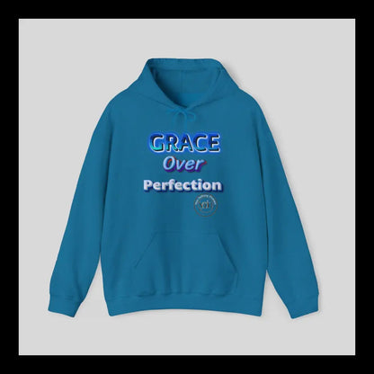 Grace Over Protection Blue Hoodie