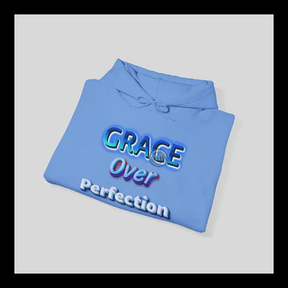 Grace Over Protection Blue Hoodie