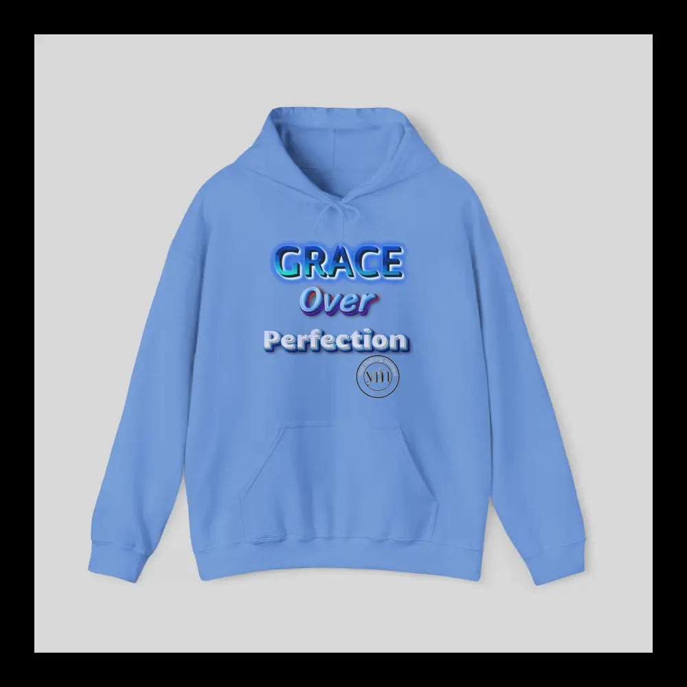 Grace Over Protection Blue Hoodie