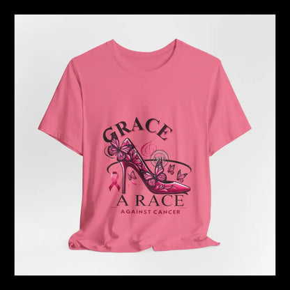 Grace & The Race Against Cancer Awareness Jersey Short Sleeve Tee T-Shirt