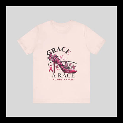 Grace & The Race Against Cancer Awareness Jersey Short Sleeve Tee T-Shirt