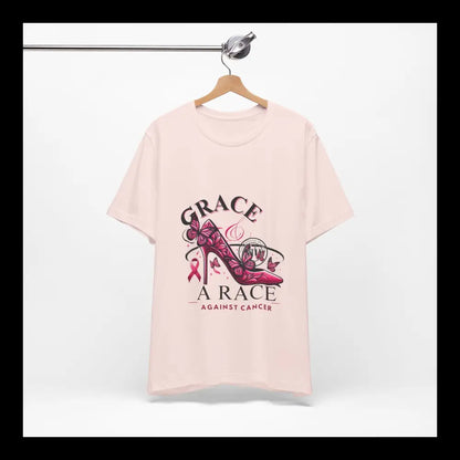 Grace & The Race Against Cancer Awareness Jersey Short Sleeve Tee T-Shirt