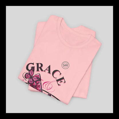 Grace & The Race Against Cancer Awareness Jersey Short Sleeve Tee T-Shirt