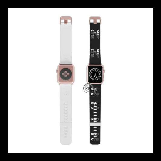 Keep It Cute Apple Watch Band Design 8’’ × 0.75’’ / 42 - 44 Mm Rose Gold Accessories