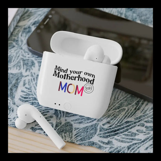 Mind Your Own Motherhood Mom Essos Earbuds & Case Set White / One Size Accessories