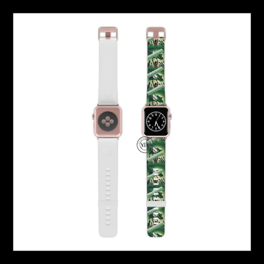 Nigerian Pride Apple Watch Band Design 8’’ × 0.75’’ / 42 - 44 Mm Rose Gold Accessories