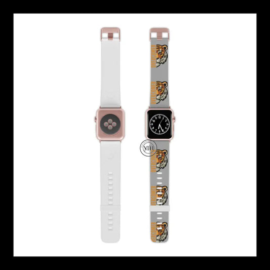 Overcomer Tiger Apple Watch Band Design 8’’ × 0.75’’ / 42 - 44 Mm Rose Gold Accessories